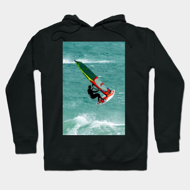 Windsurfing Hoodie by Upbeat Traveler